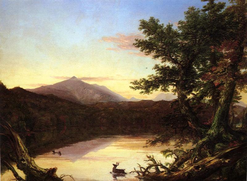 Thomas Cole Schroon Lake China oil painting art